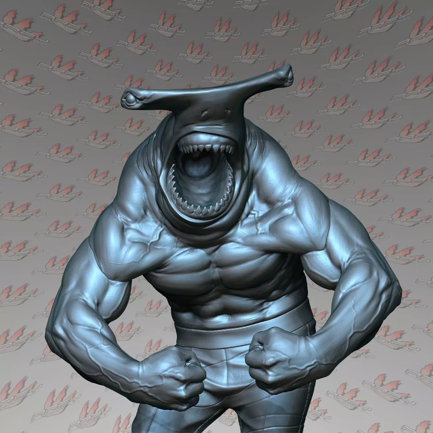 JAB 1-57 scale Street Sharks   -32mm Scale- 3D print model_0