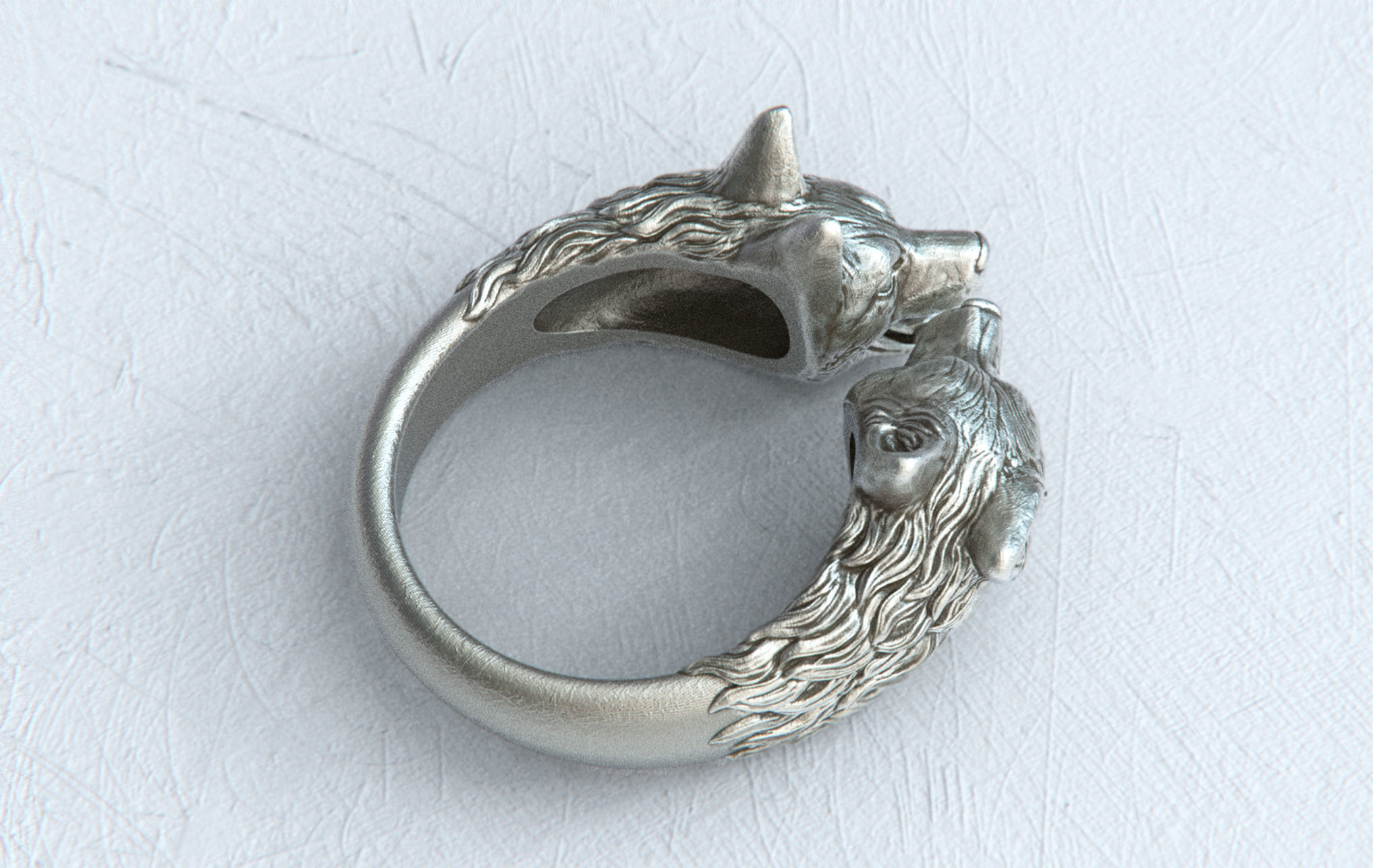 Kissing Dogs 3D print model_4