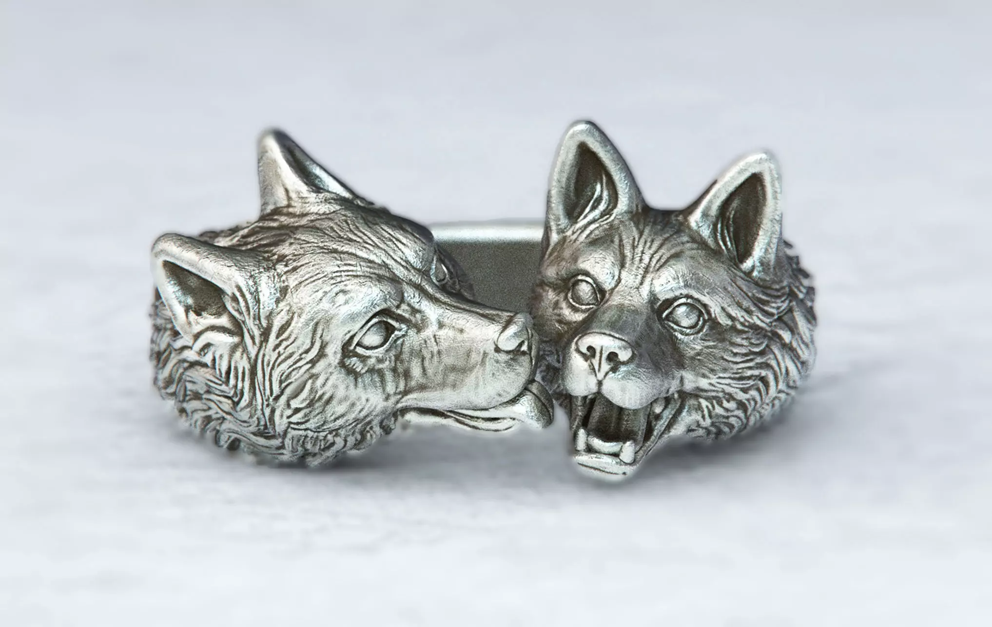 Kissing Dogs 3D print model_0
