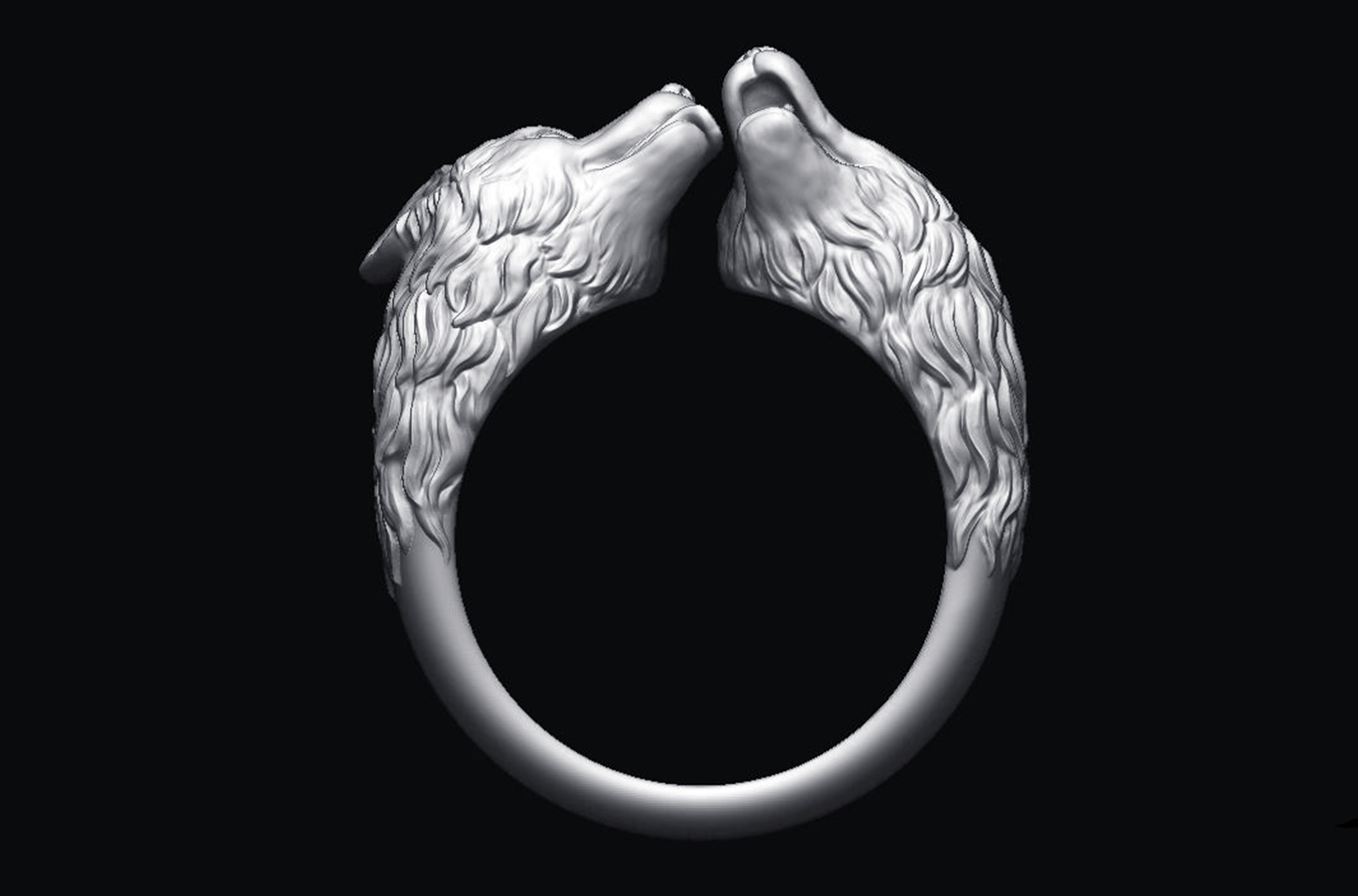 Kissing Dogs 3D print model_15