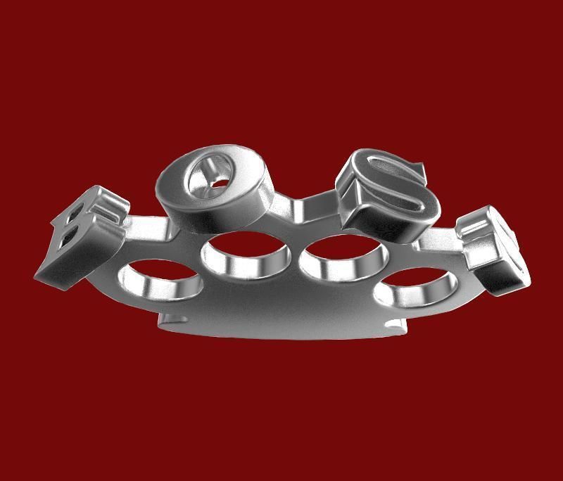 Knuckle Duster 3D model_3