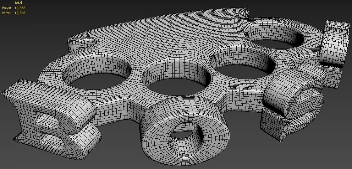 Knuckle Duster 3D model_8