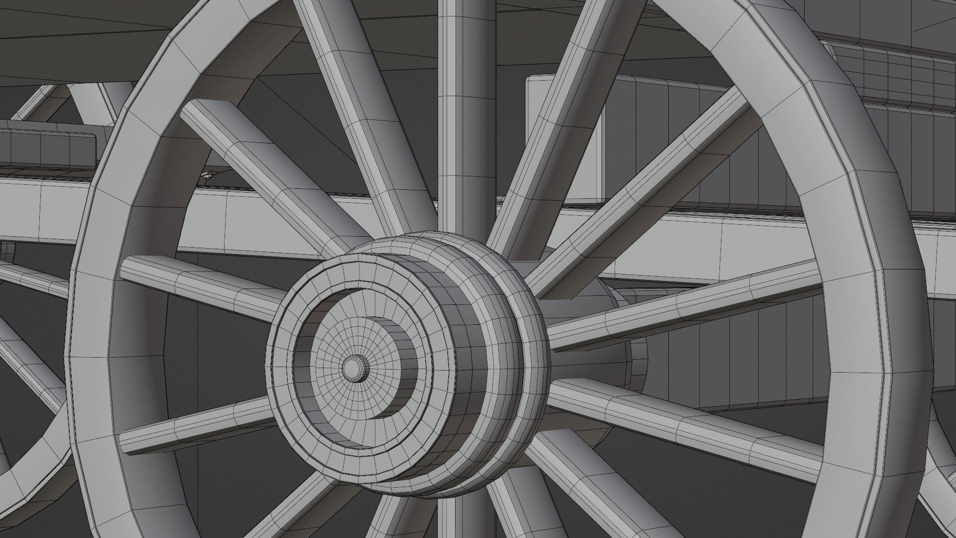 Covered Wagon 3D model_13