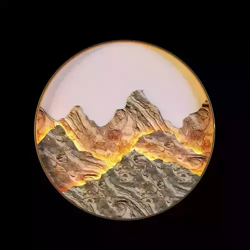 Sconce wall light Low-poly 3D model