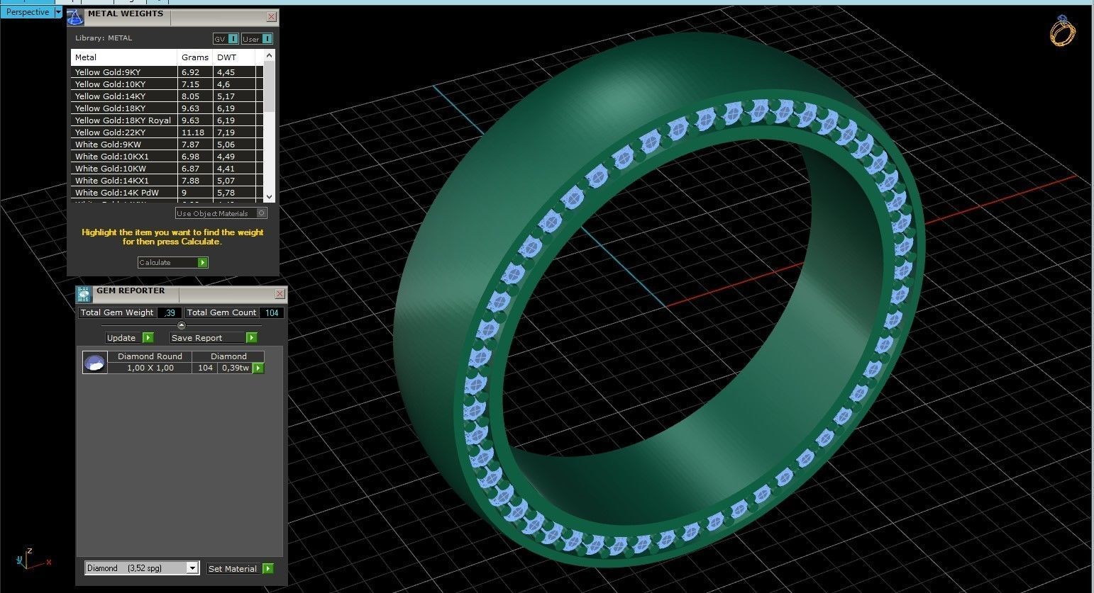 Wedding Band 3D print model_7