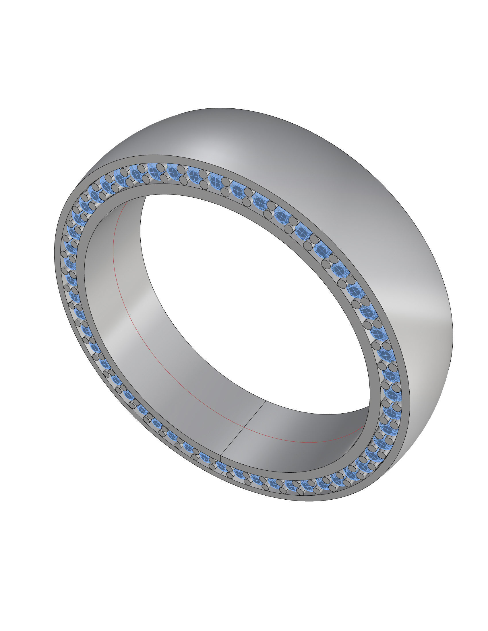 Wedding Band 3D print model_2