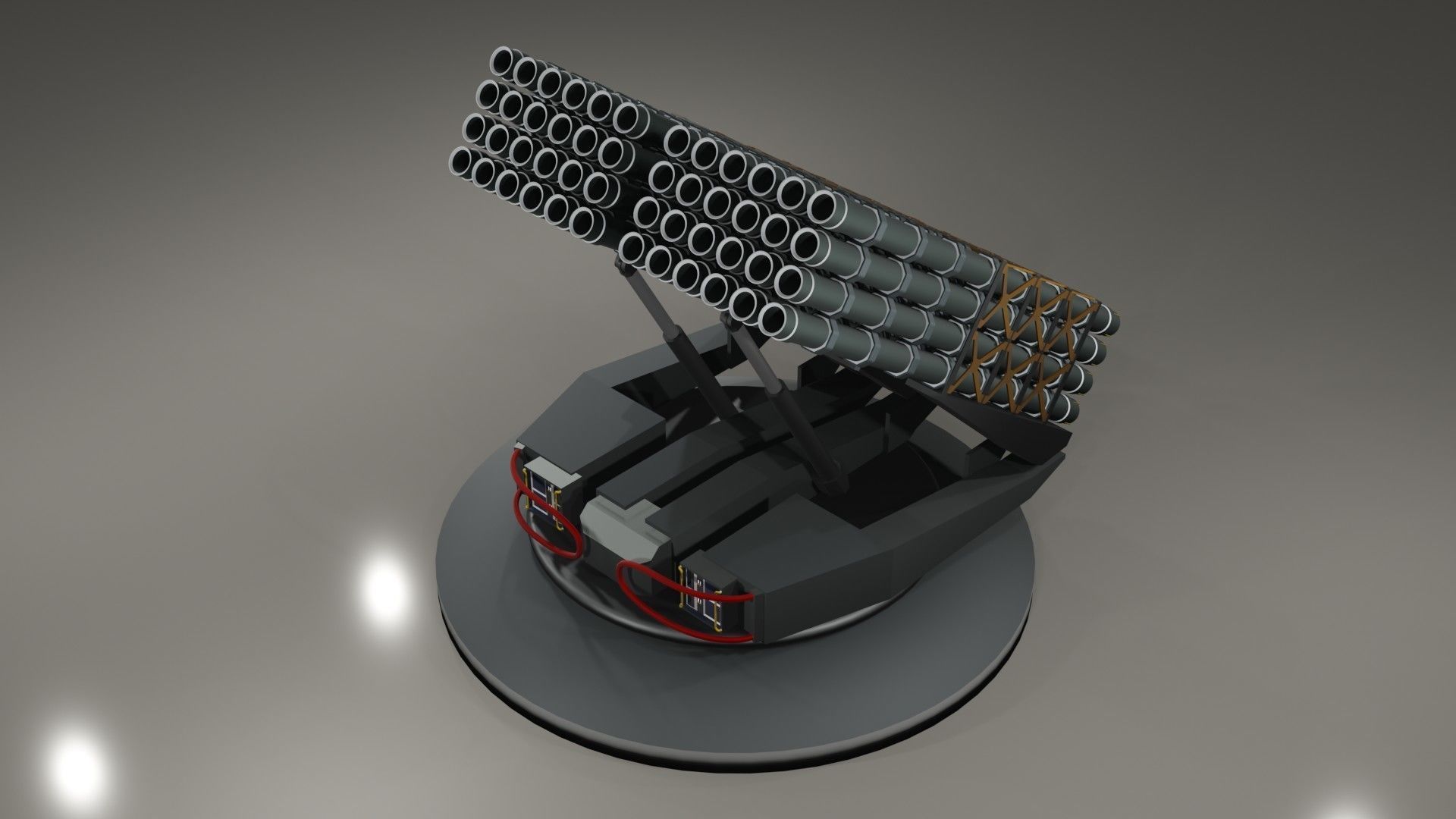 Launcher missile 3D model_4