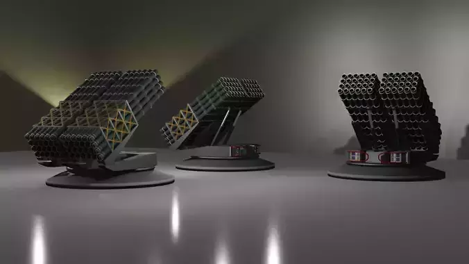 Launcher missile 3D model