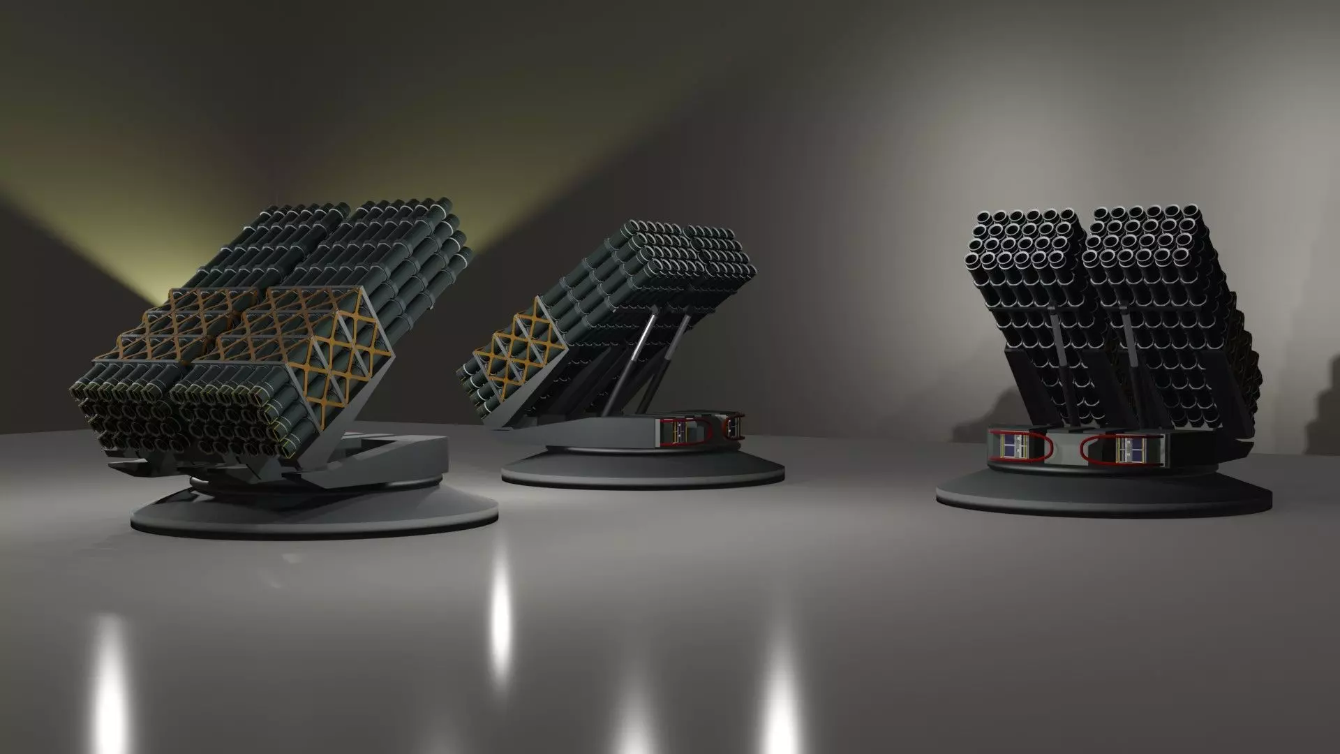 Launcher missile 3D model_0