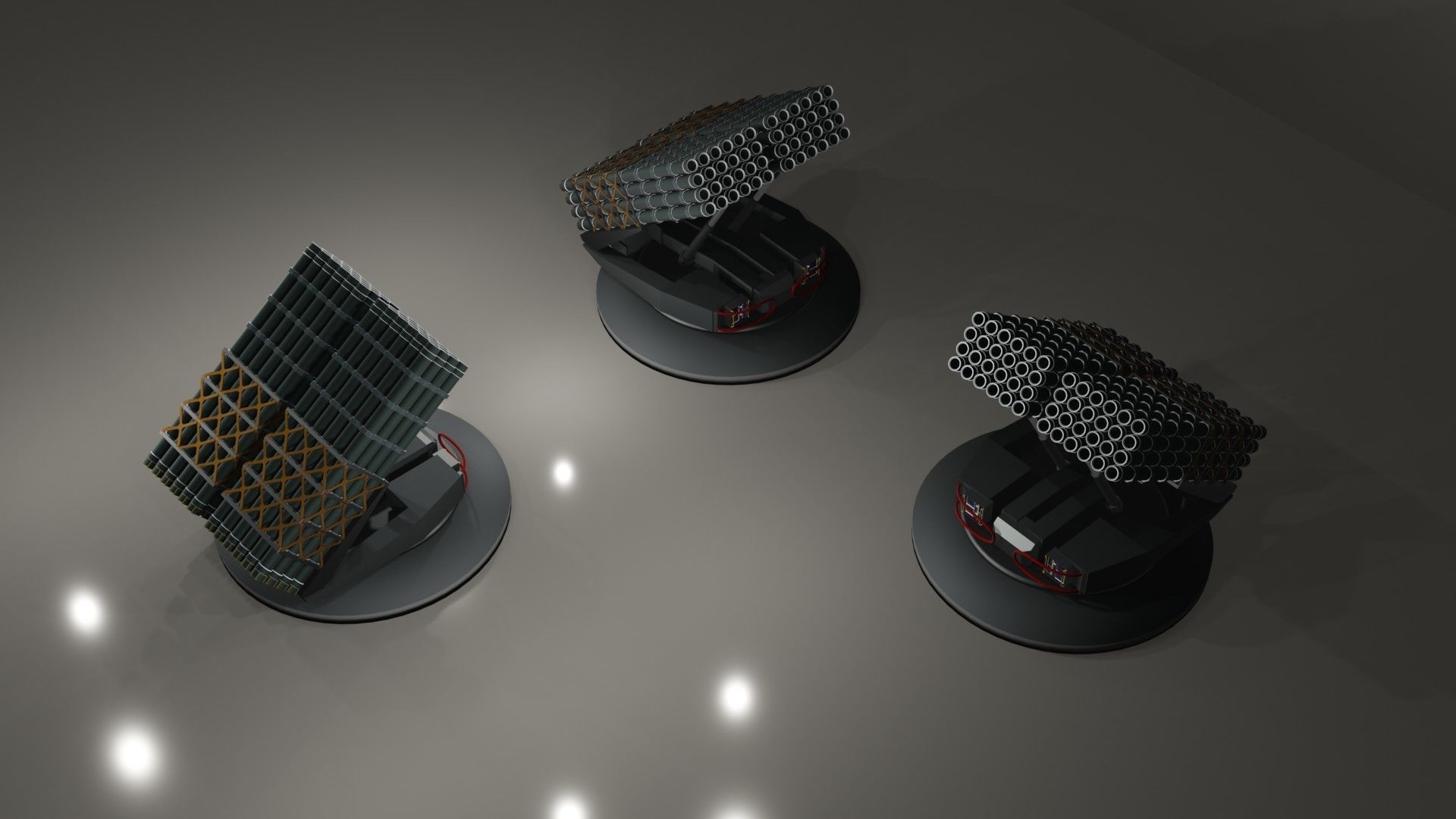 Launcher missile 3D model_1