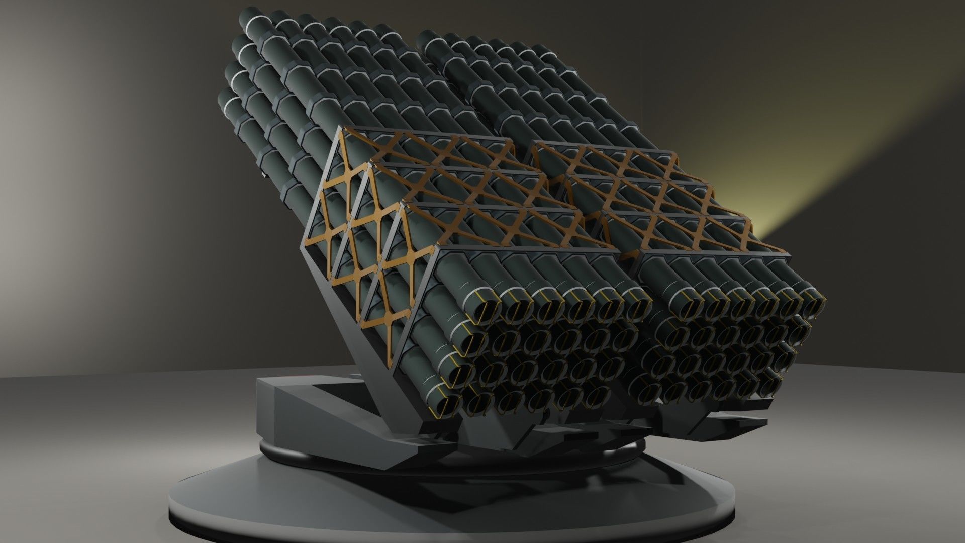 Launcher missile 3D model_2