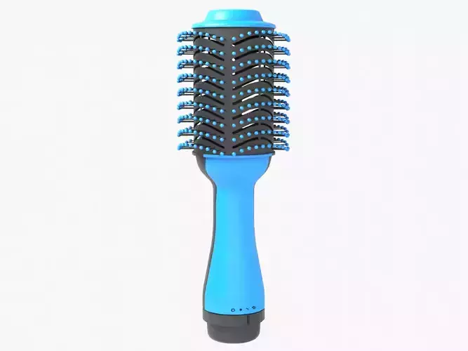 Hot Air Brush Low-poly 3D model
