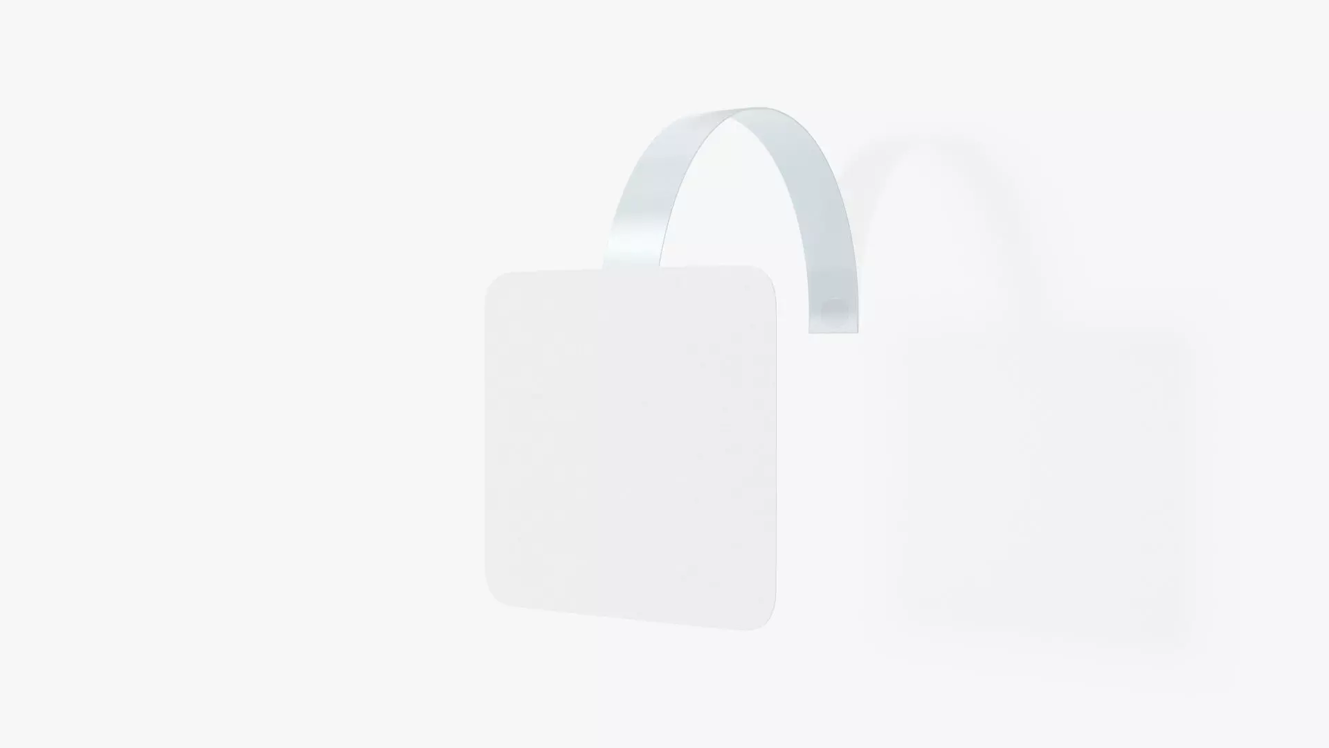 Square wobbler Low-poly 3D model_0