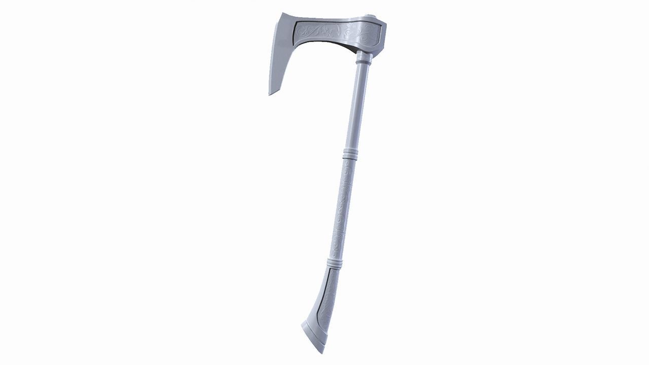 Battle Axe 3D print model_5