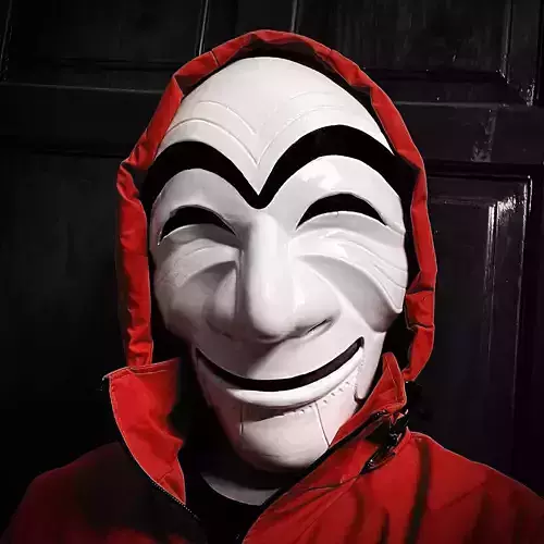 Money Heist Mask - Korea - Joint Economic Area 3D print model