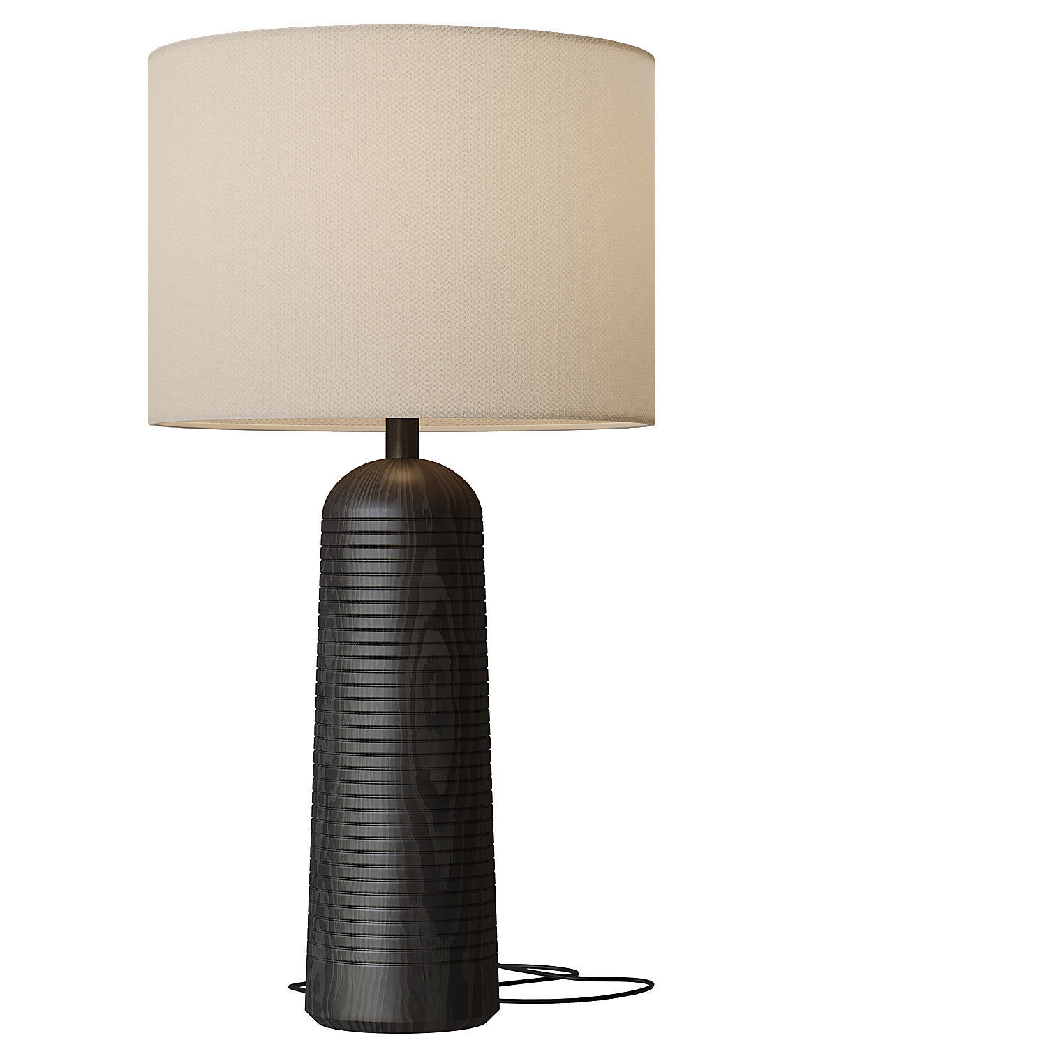 Frankfort Wood Table Lamp 3D model_4