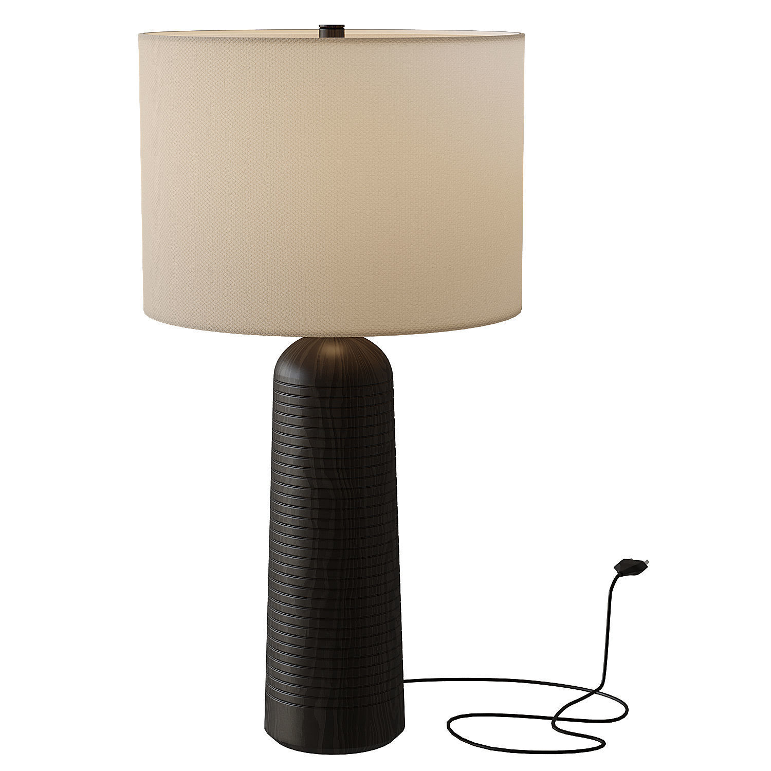 Frankfort Wood Table Lamp 3D model_5
