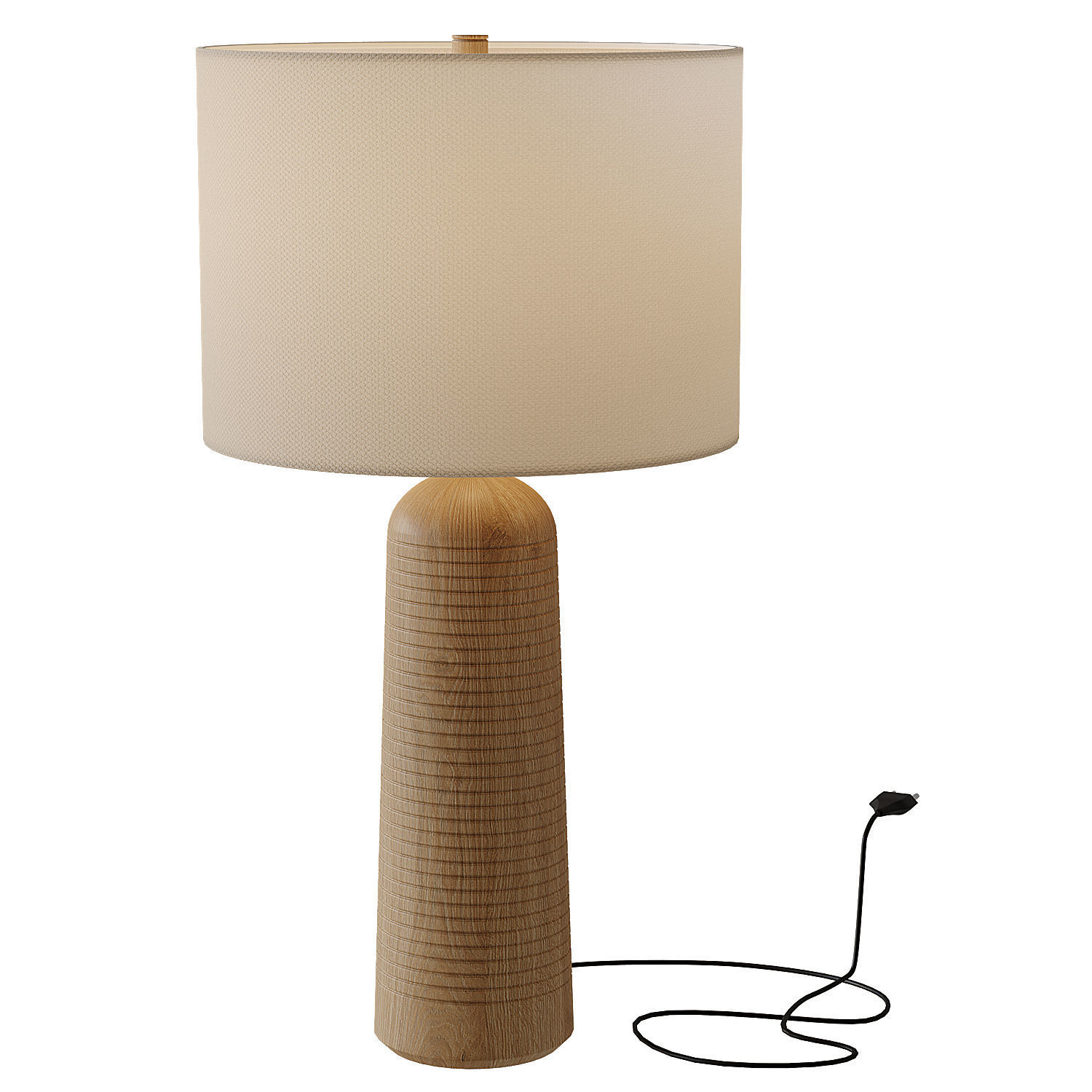 Frankfort Wood Table Lamp 3D model_7