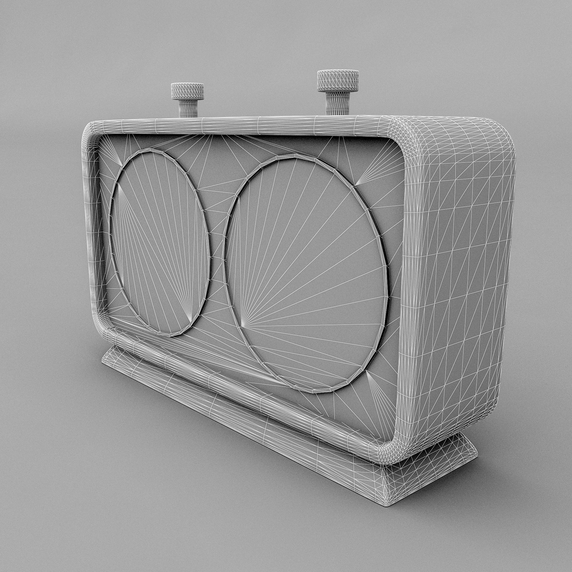 chess clock model Low-poly 3D model_5