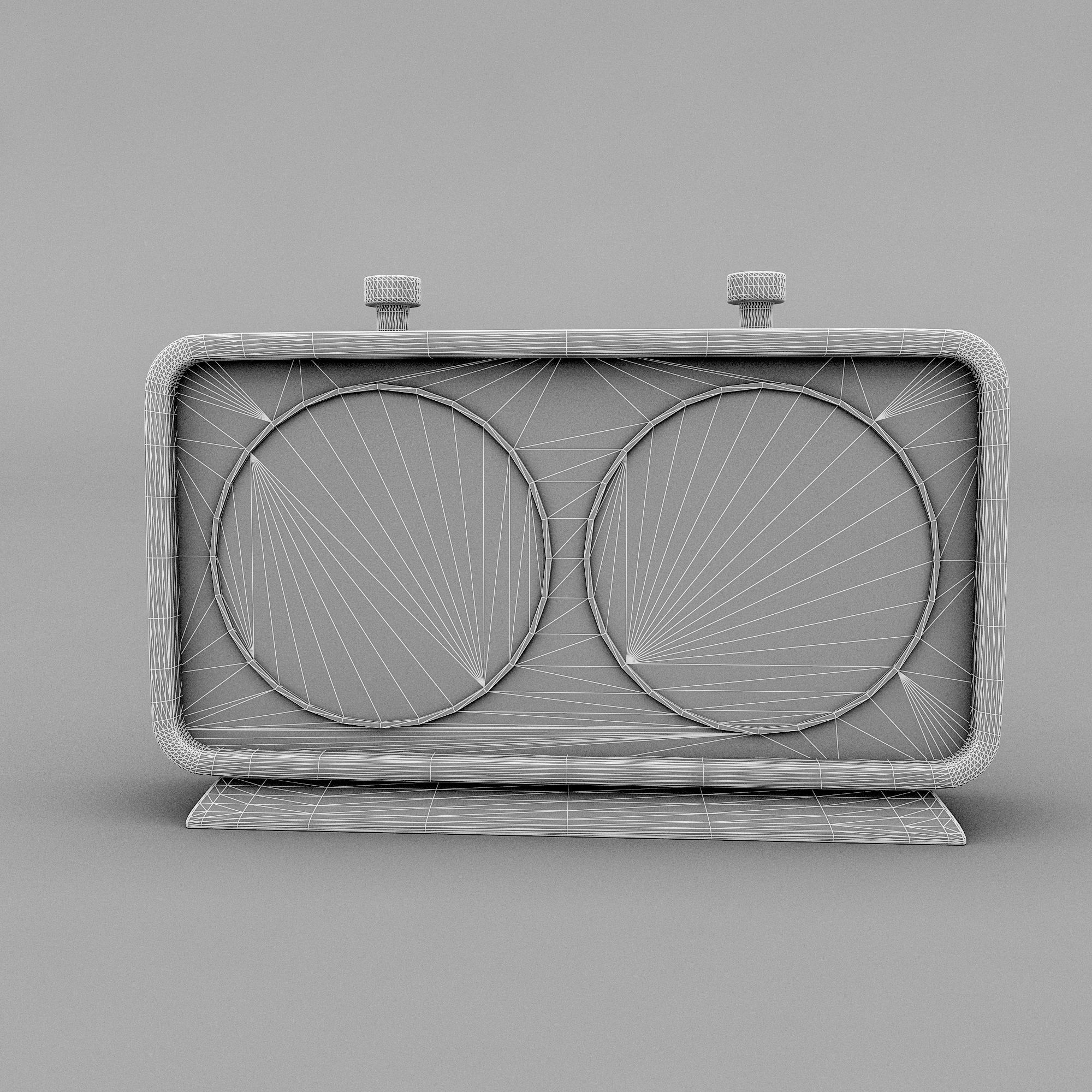 chess clock model Low-poly 3D model_4