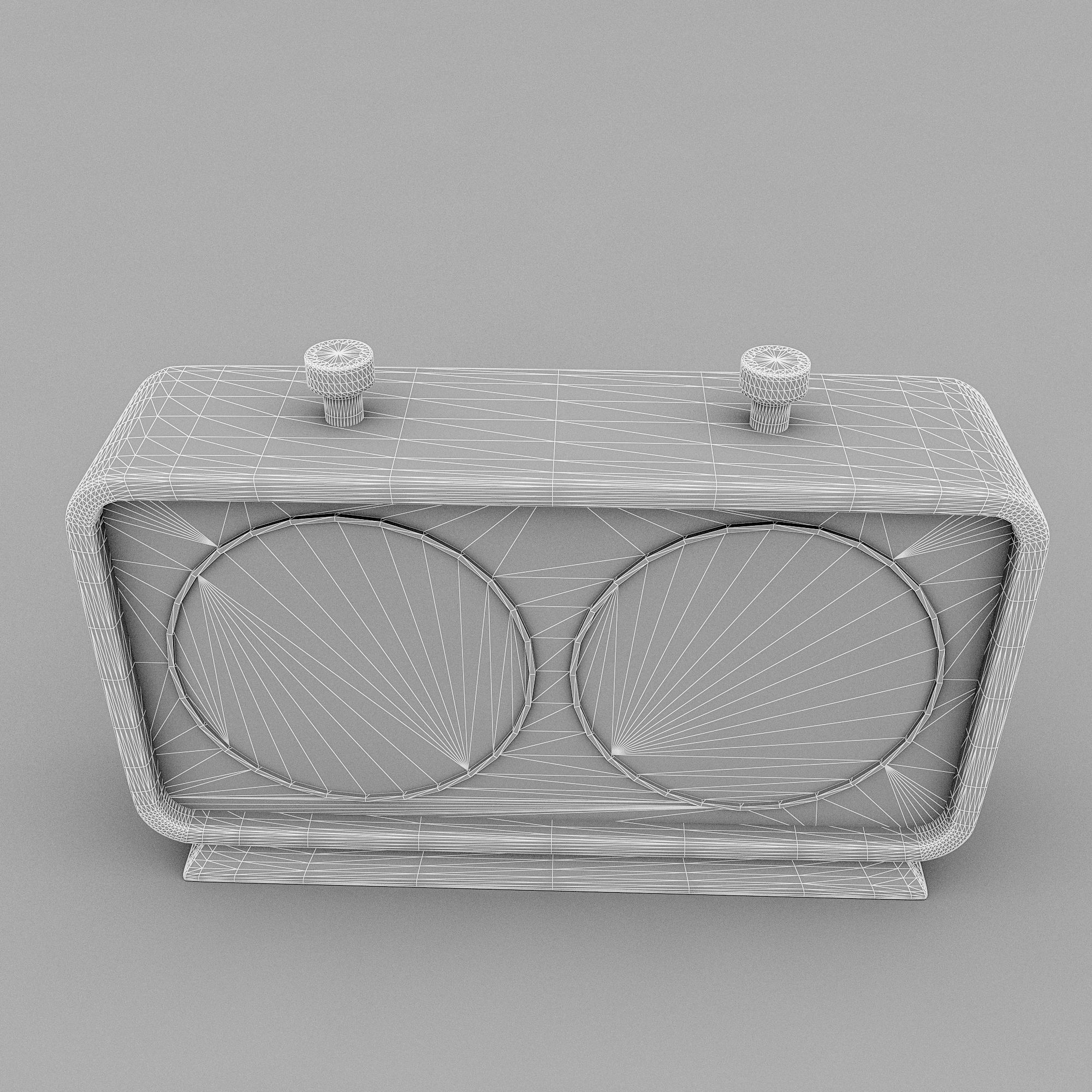 chess clock model Low-poly 3D model_7