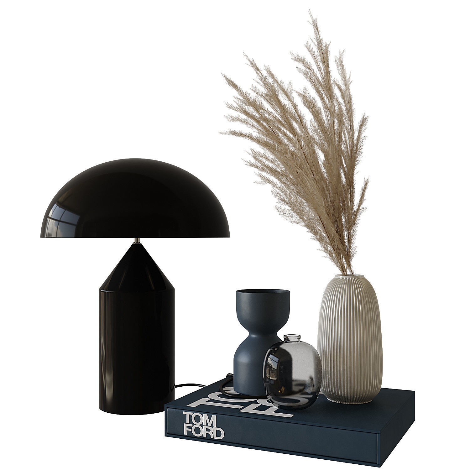 Decor Set Tom Ford 3D model_2
