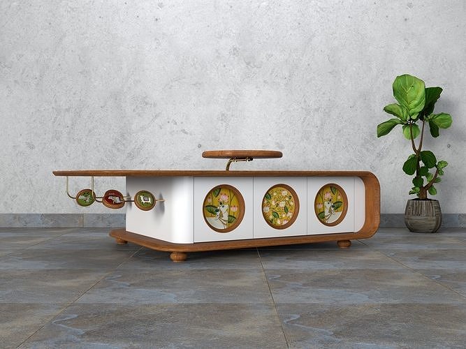 Coffee Table and Center Table 3d Model 3D model