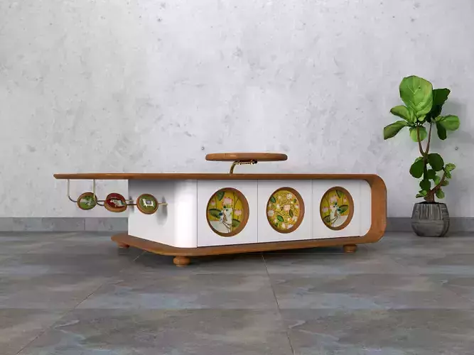 Coffee Table and Center Table 3d Model