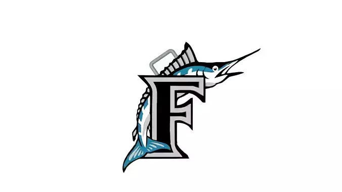 Florida Marlins Pendant F Logo Free 3D model