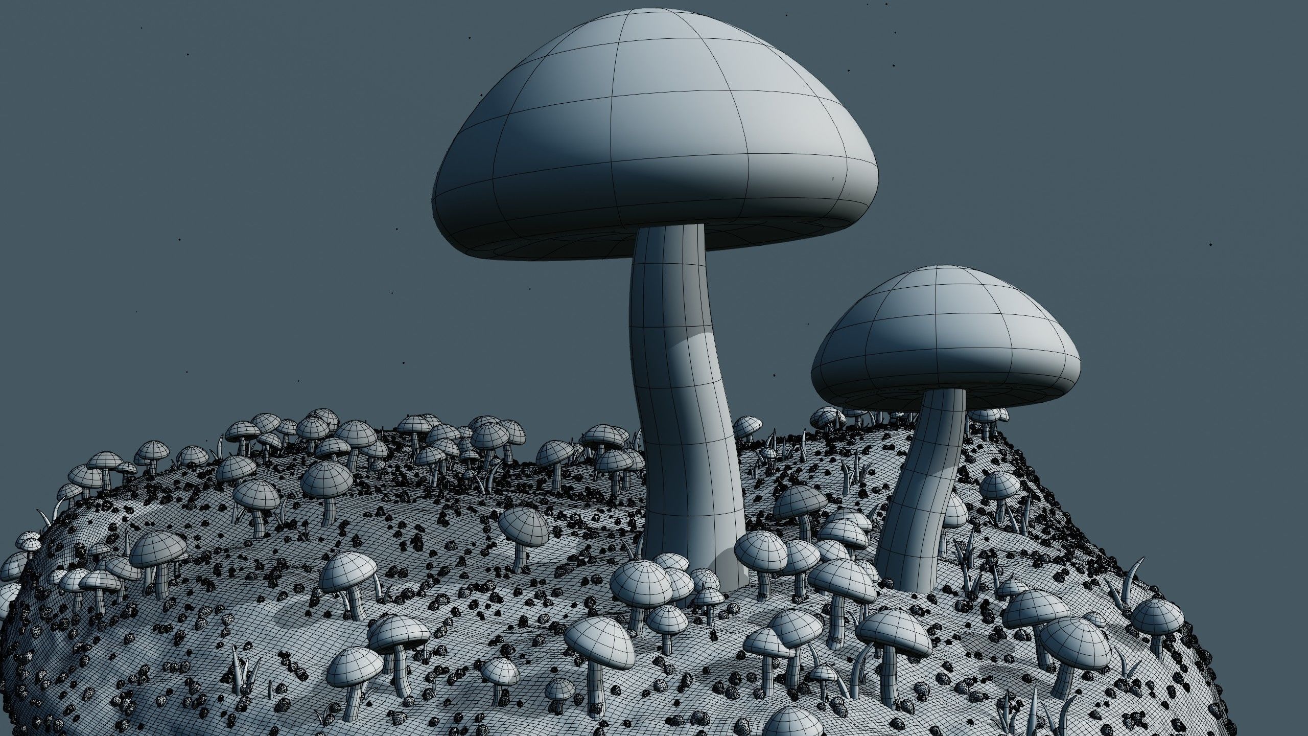 Magical Mushrooms 3D model_20