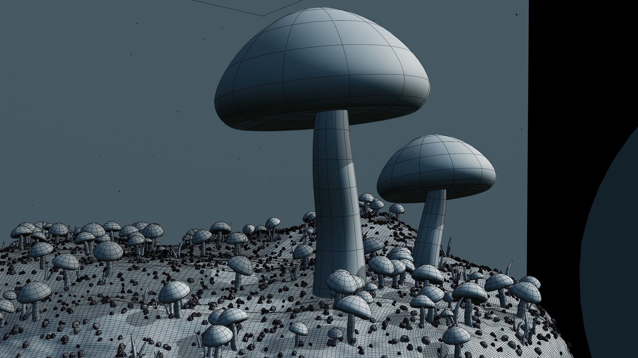 Magical Mushrooms 3D model_15