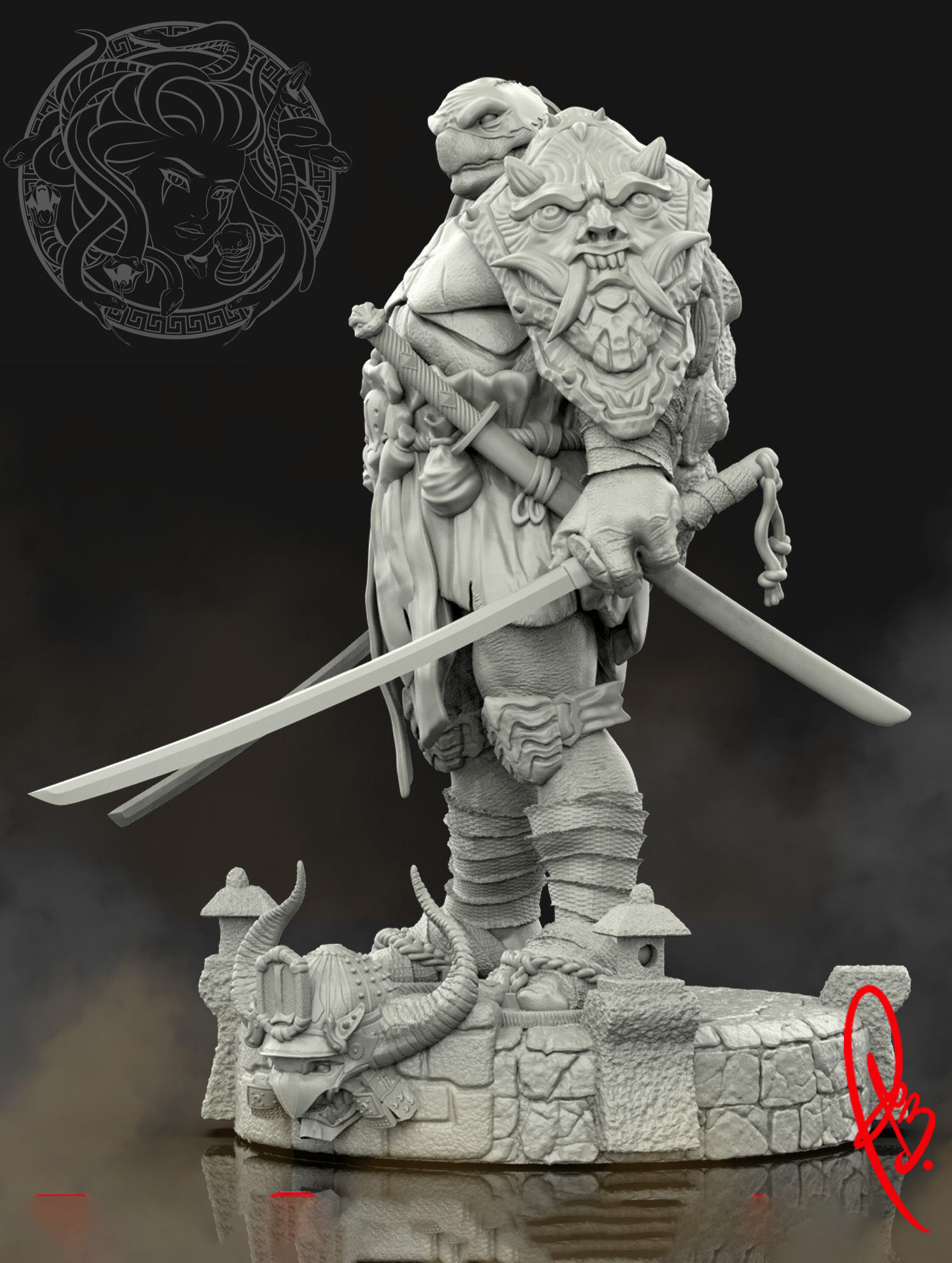 LEONARDO TMNT BY CREATIVEGEEK MB 3D print model_3