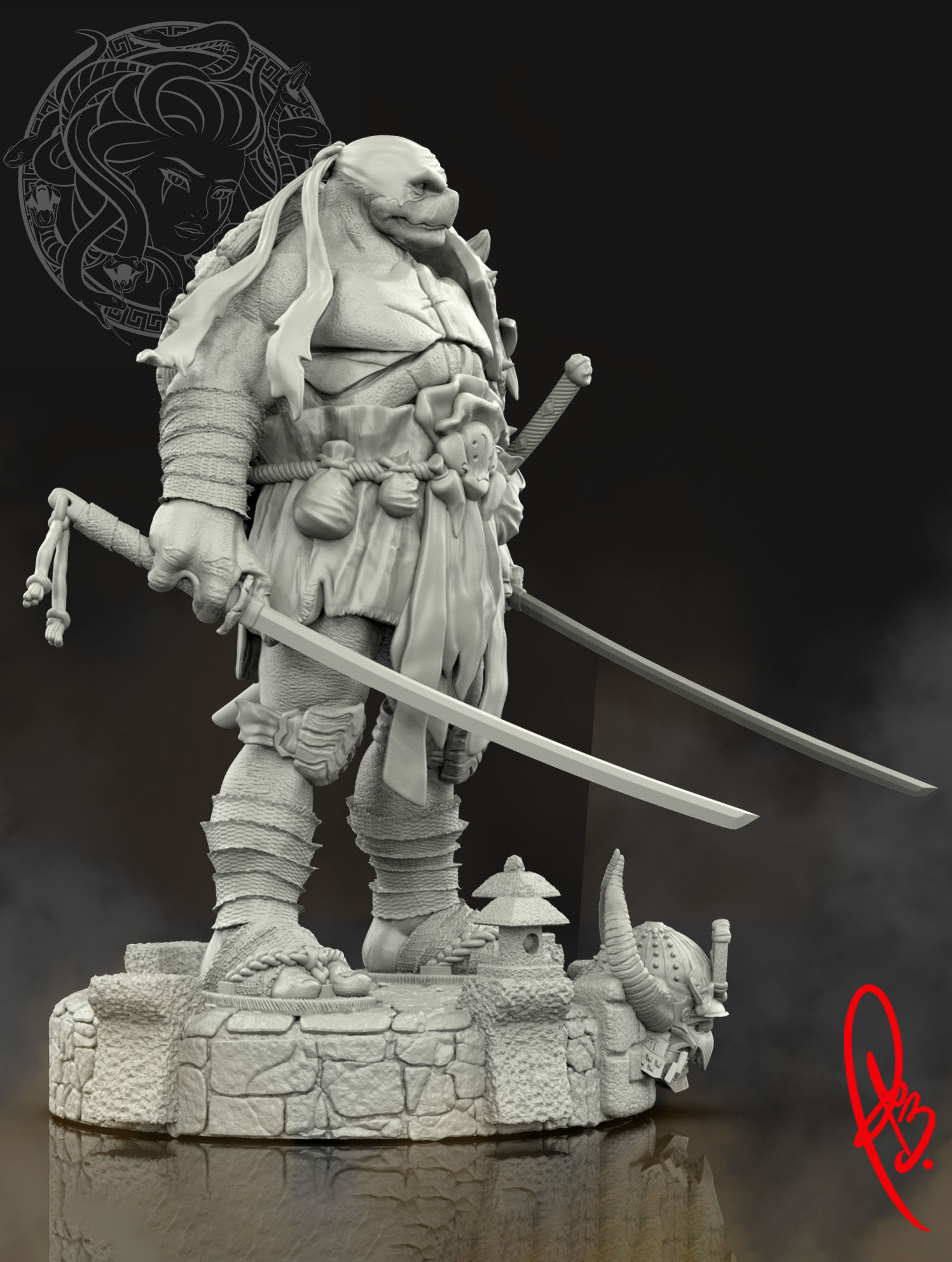 LEONARDO TMNT BY CREATIVEGEEK MB 3D print model_4