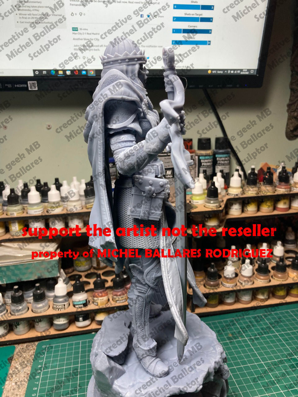 ANNYA THE TEMPLAR GIRL BY CREATIVE GEEK MB 3D model 3D printable | CGTrader