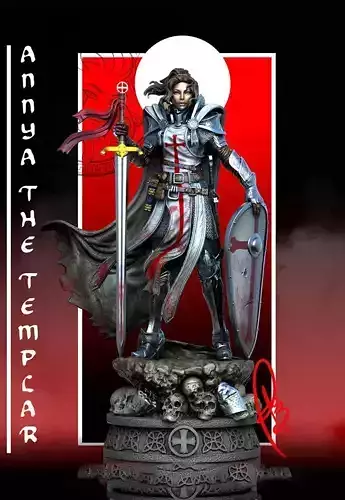 ANNYA THE TEMPLAR GIRL BY CREATIVE GEEK MB