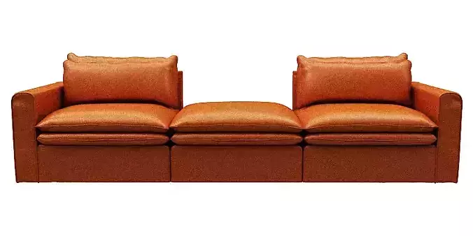 Sofa middle without backrest