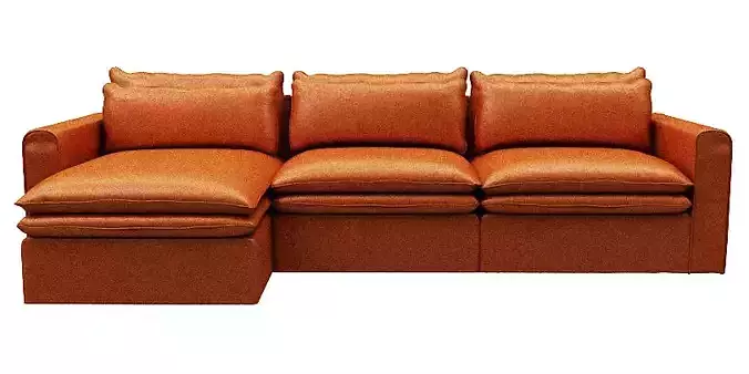 Sofa 3 seater with Left side chaise lounge