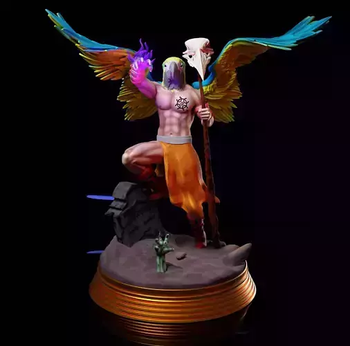 Andira - The Necromancer - Tabletop 3D print model