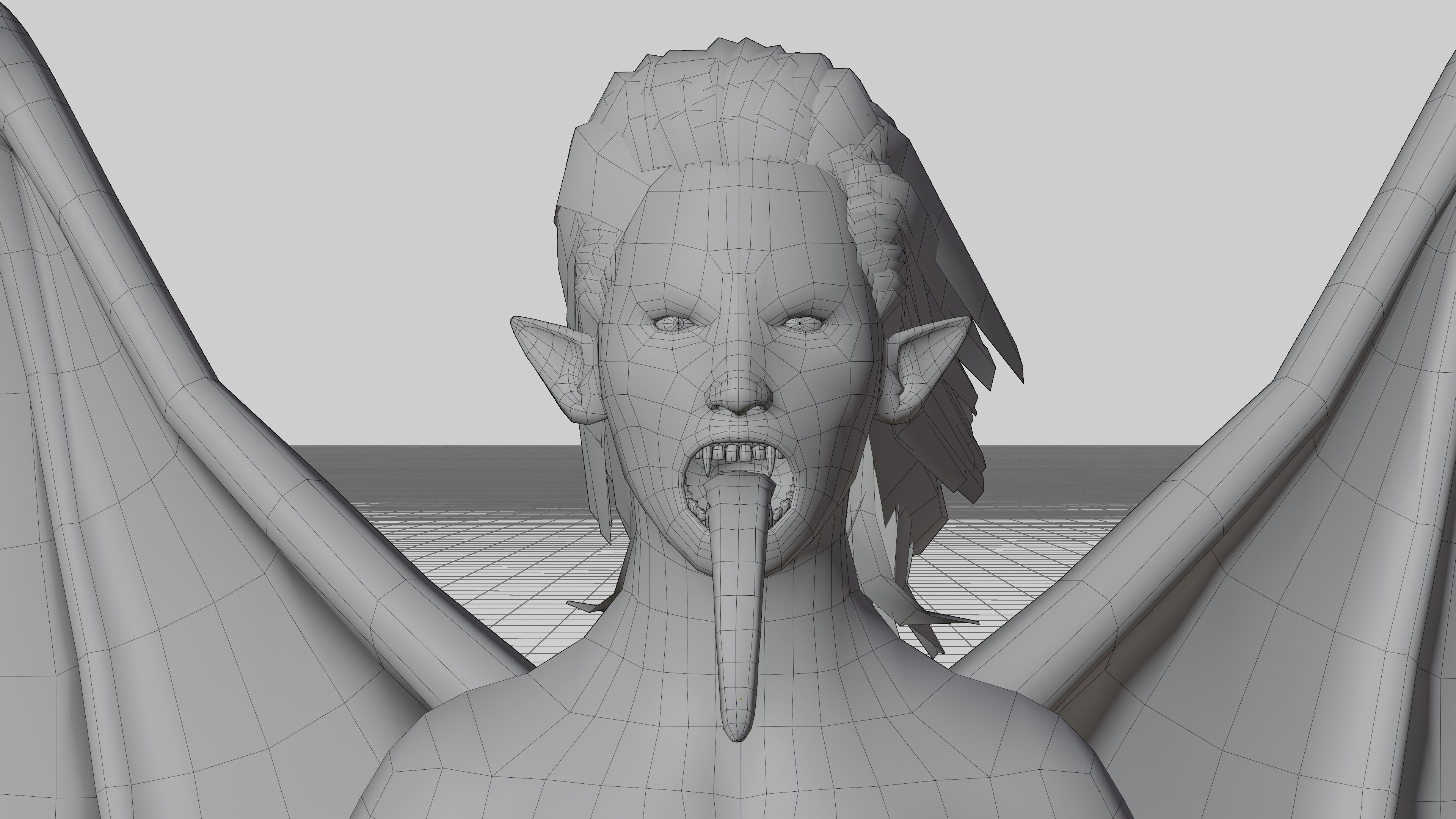 Manananggal Lowpoly Game Low-poly 3D model_12