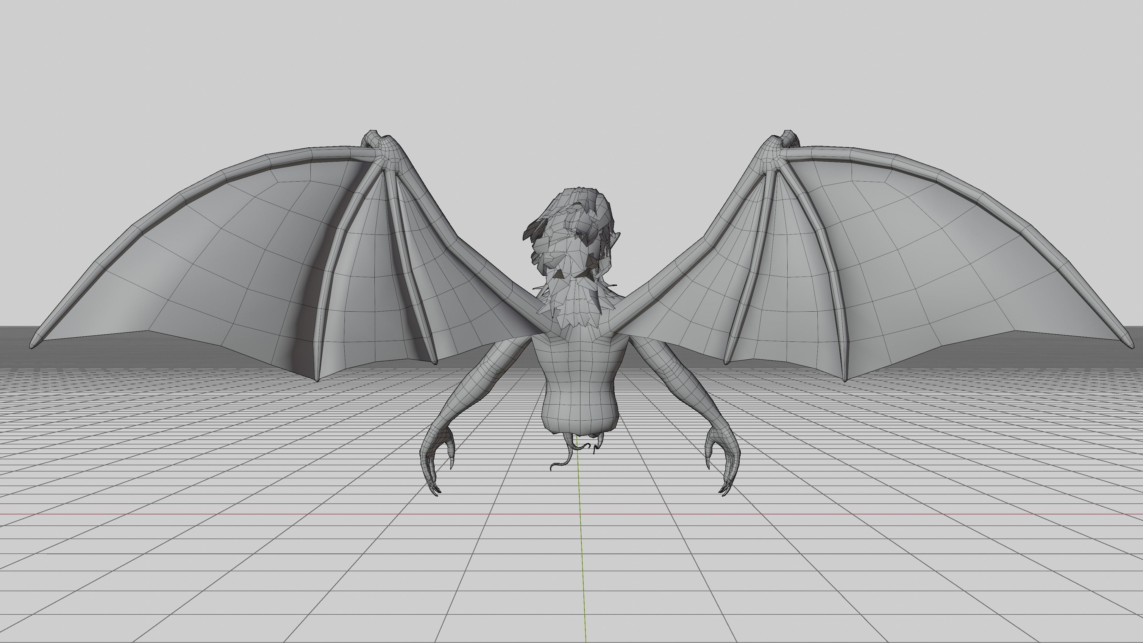 Manananggal Lowpoly Game Low-poly 3D model_14