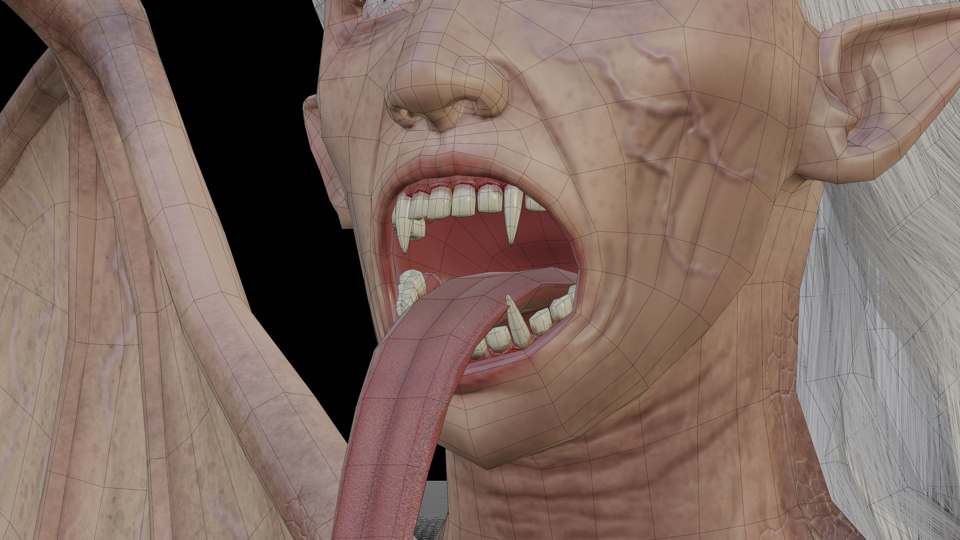 Manananggal Lowpoly Game Low-poly 3D model_9