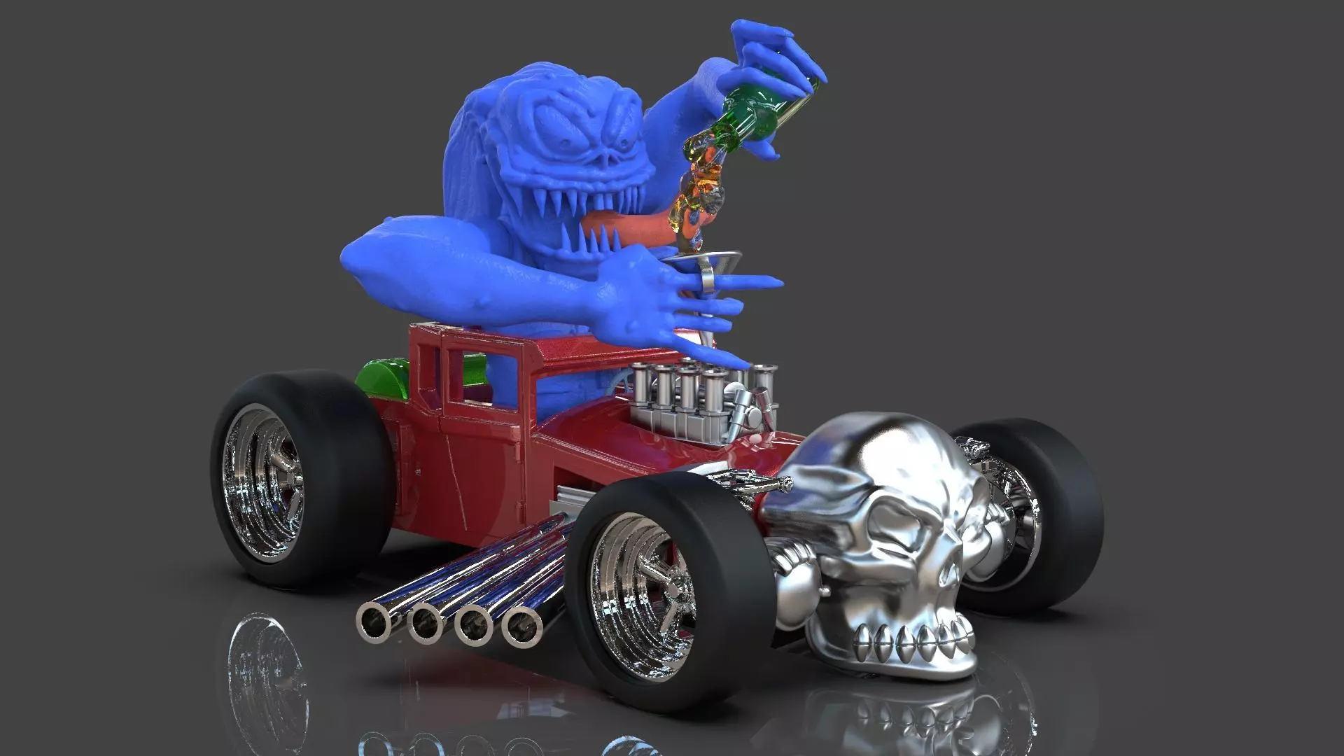 Troy the Demon 3D print model