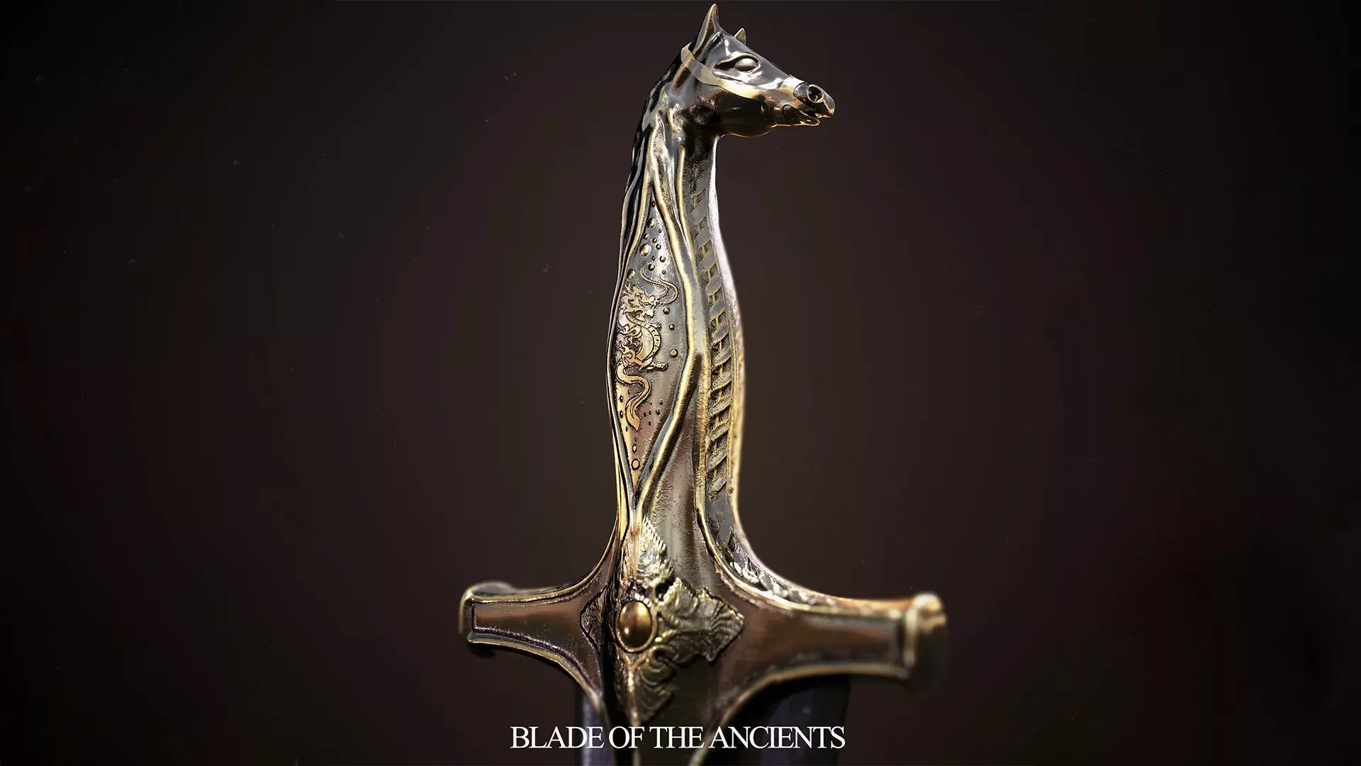 Blade Of The Ancients - Head Of Horse 3D model_0