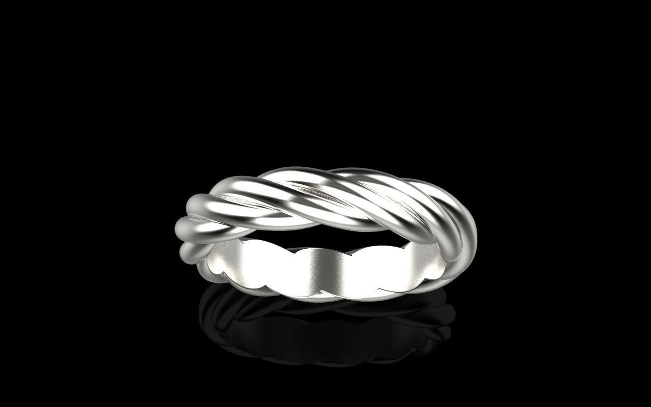 braid ring model 212 3D print model_15