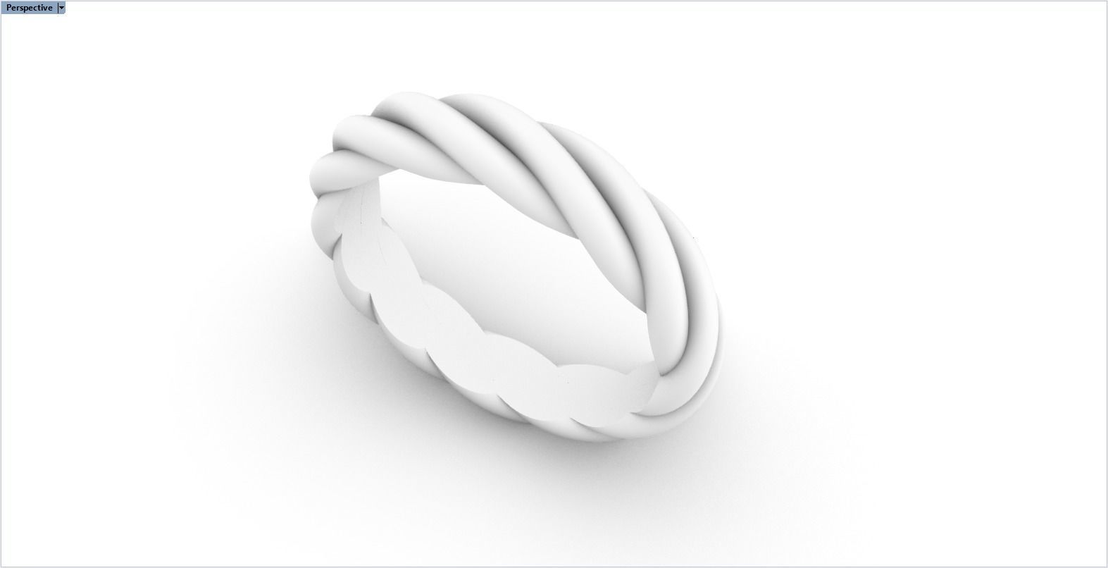 braid ring model 212 3D print model_4