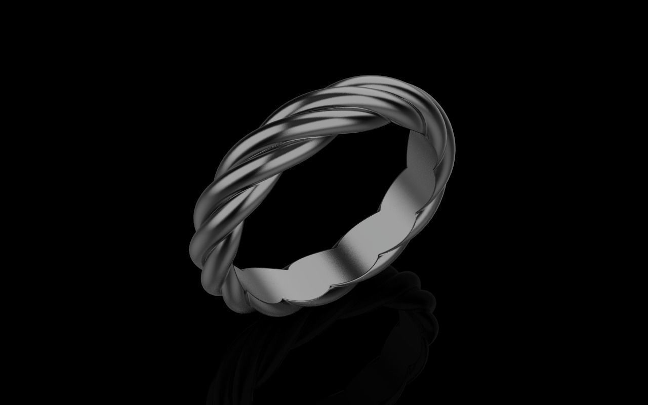 braid ring model 212 3D print model_20