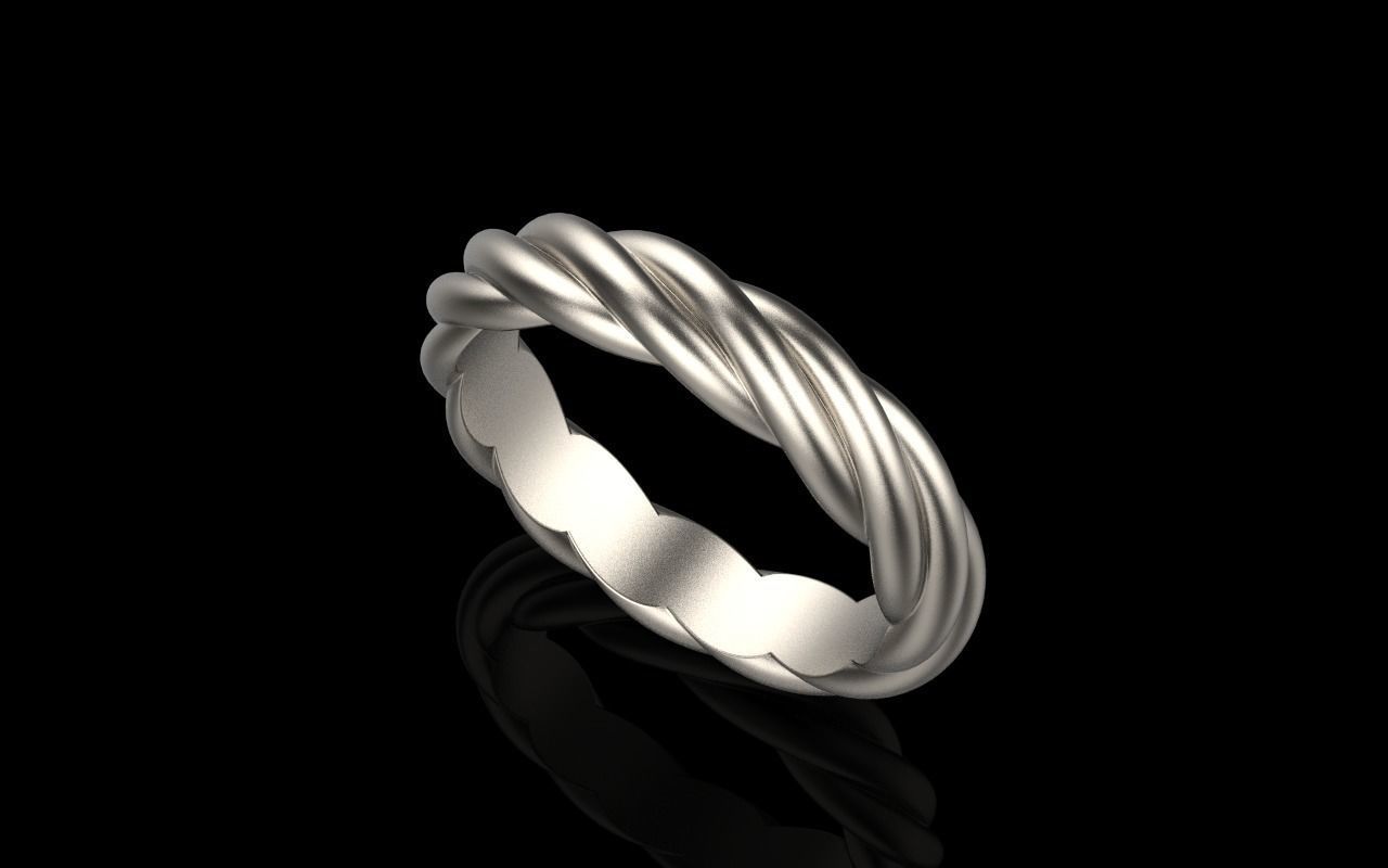 braid ring model 212 3D print model_27