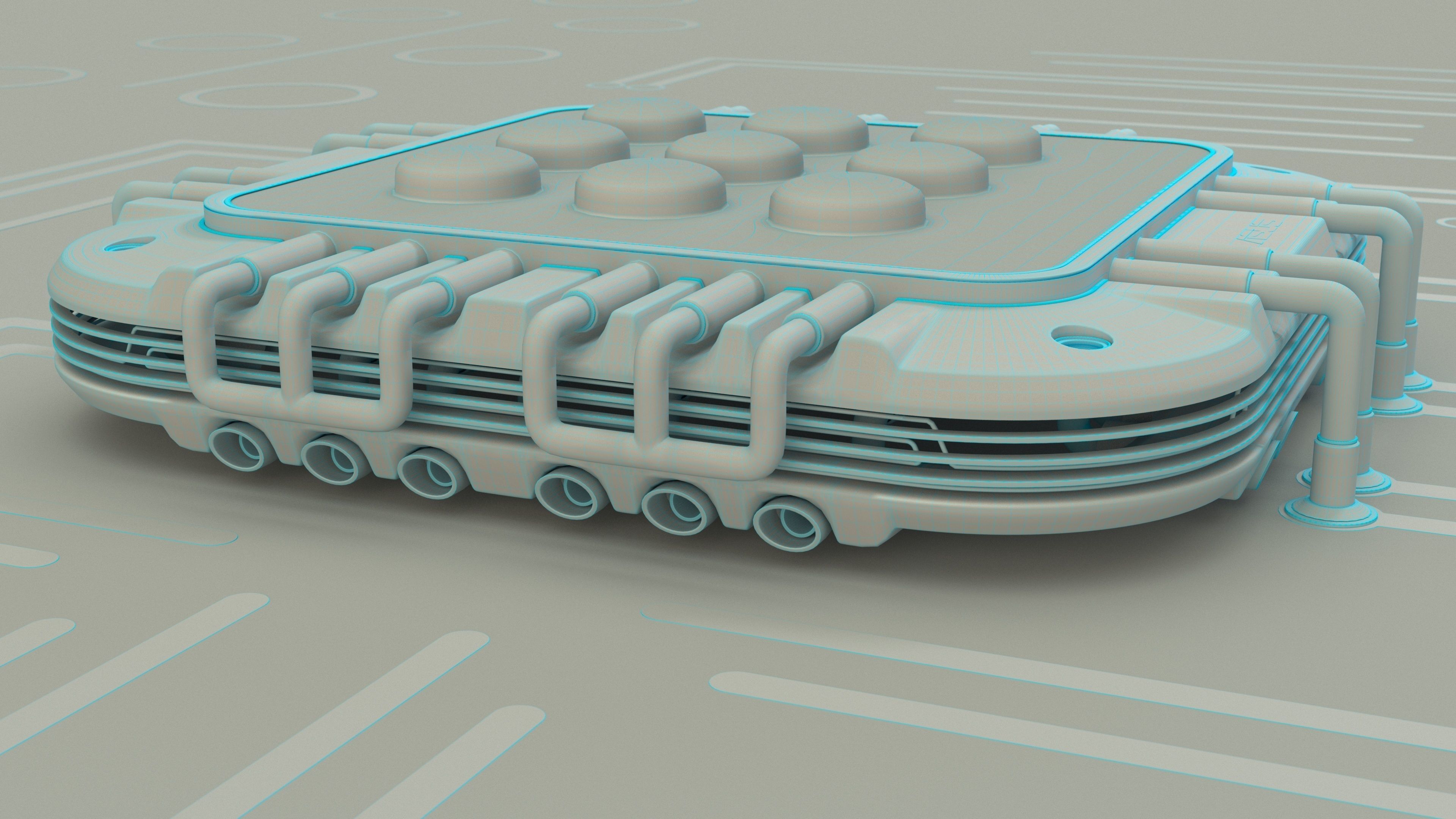 Electrical system 3D model_4