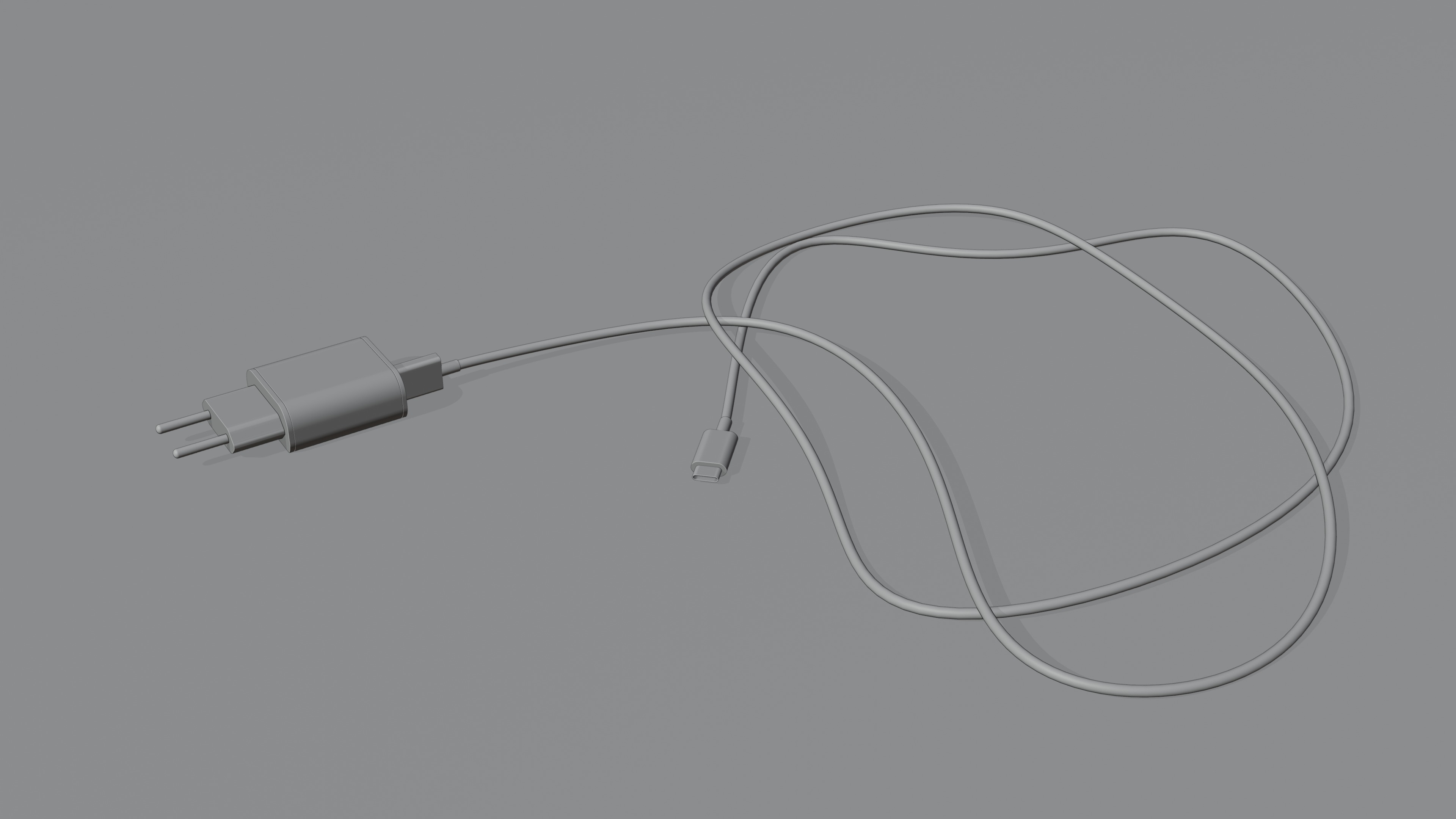 Charger Model Free 3D model_2