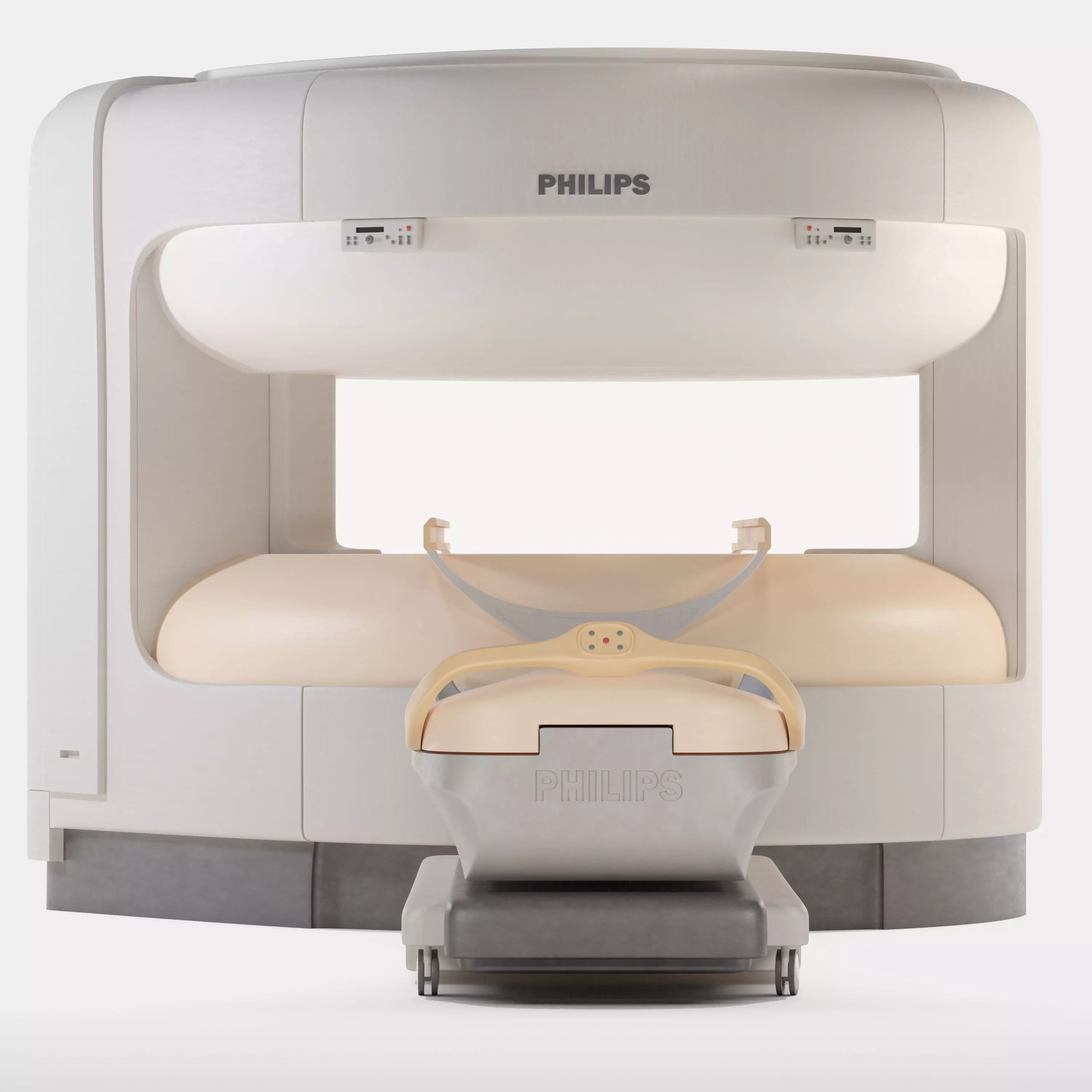 Philips Panorama HFO Open MRI Scanner Low-poly 3D model_0